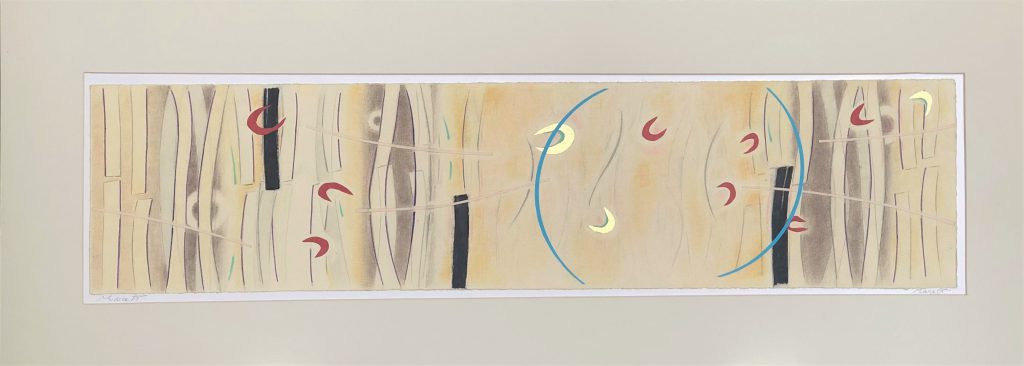 03- You Boogie-woogie me Mixed media 40x110 cm - 2022