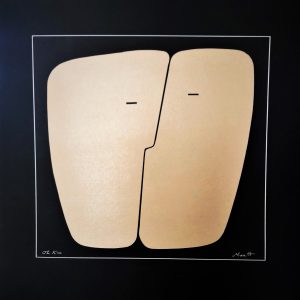 03- De kus Papier 80x80 cm - 2022