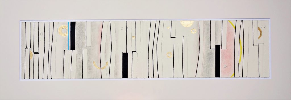 01- You Boogie-woogie me Mixed media 40x110 cm - 2022