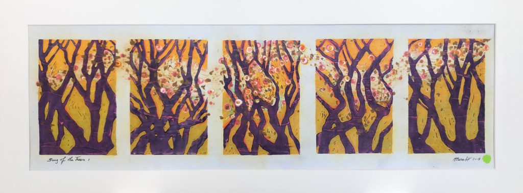 04- Seizoenen Mixed media 40x110 cm - 2019