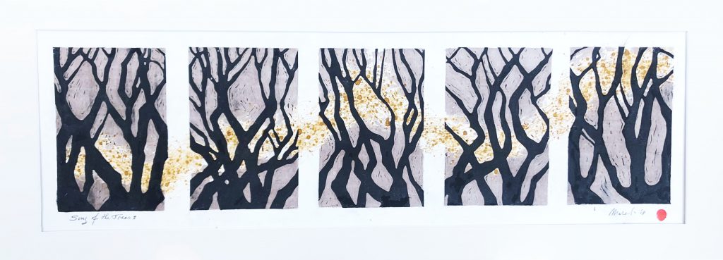 05- Seizoenen Mixed media 40x110 cm - 2019