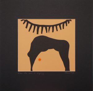 07- Even the sun is crying Papier 32x32 cm - 2018