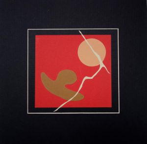 09- Flowing II Papier 32x32 cm - 2019