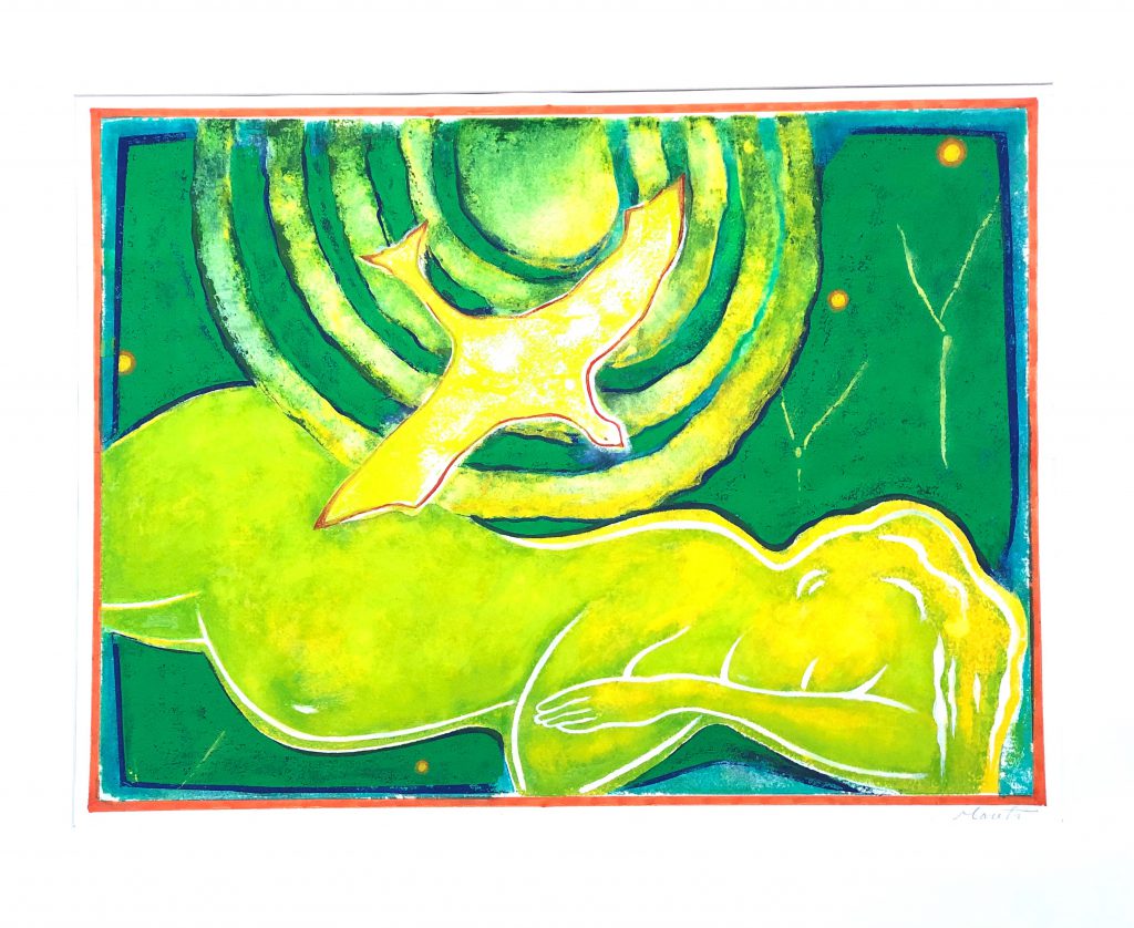 10- This silent voice I Linodruk 60x75 cm - 2022