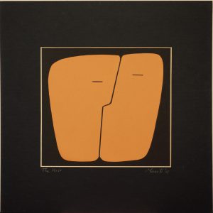 14- The kiss Papier 32x32 cm - 2018