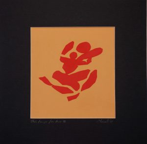 16- This tango for two Papier 32x32 cm - 2018