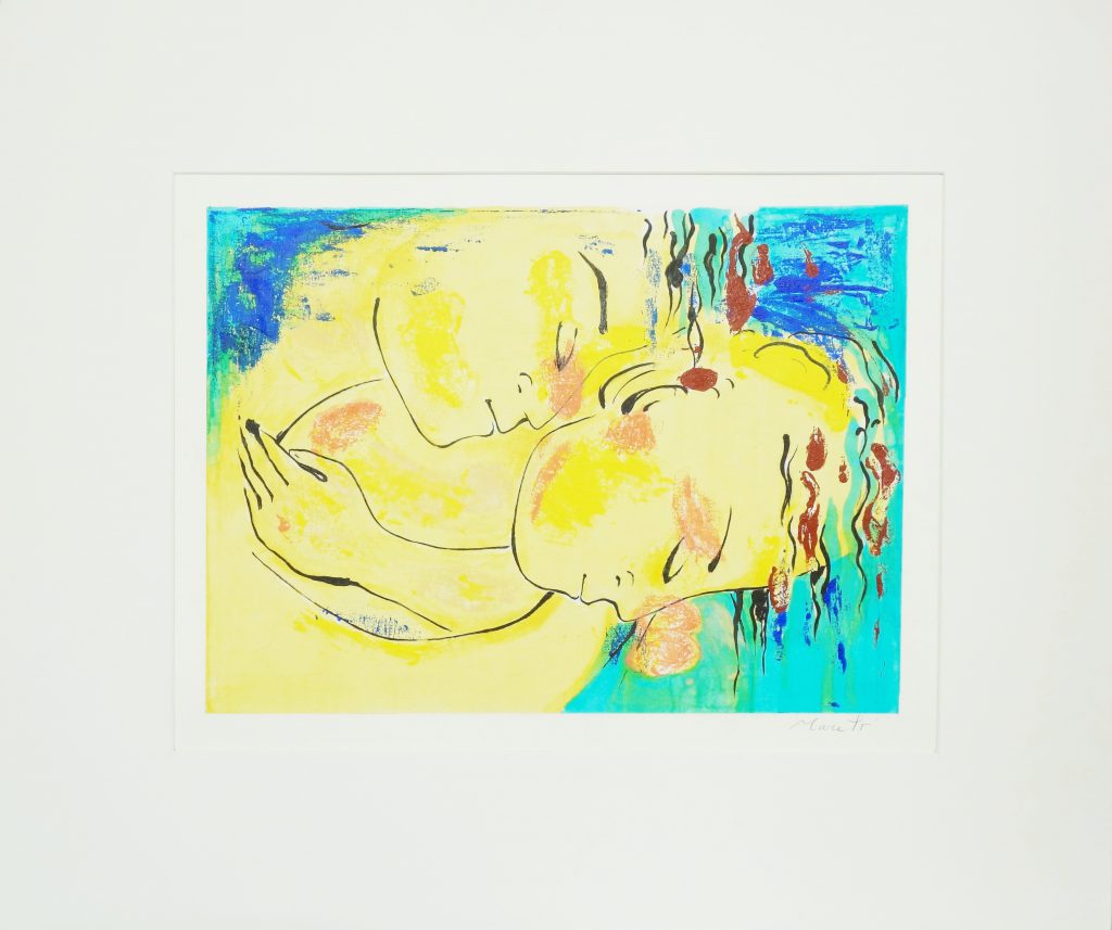 18- Lovers Mixed media 45x55 cm - 2017