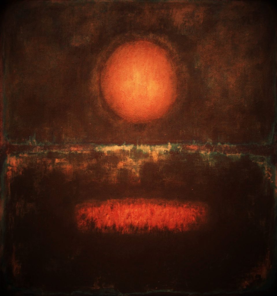 19- Olieverf- Linnen 170-160 cm