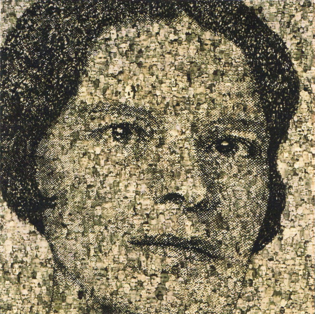 28- Collage-Acryl- Linnen 130x130 cm