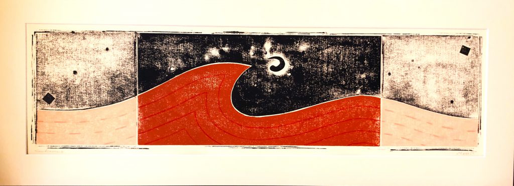 Continuum II Monotype 40x110 cm