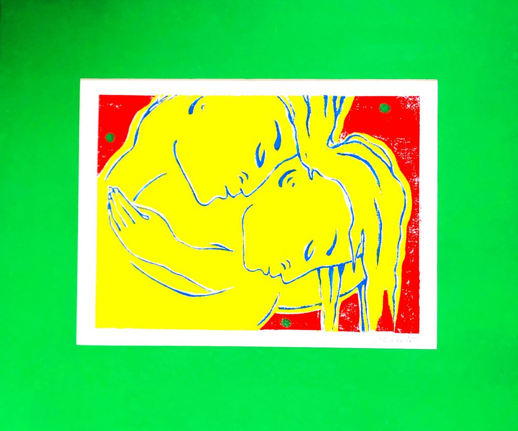 Z.T. Linodruk 56x65 cm