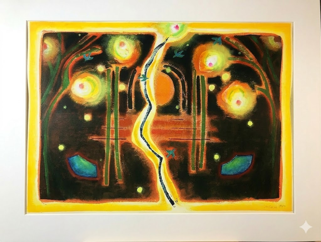 Garden of Dreams - Mixed Media 60 x 80 cm - 2025
